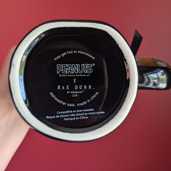 โSOLDโRae Dunn x Peanuts BOO ๐งโโ๏ธ Vampire Snoopy Double Sided Halloween Mug - Picture 7 of 8